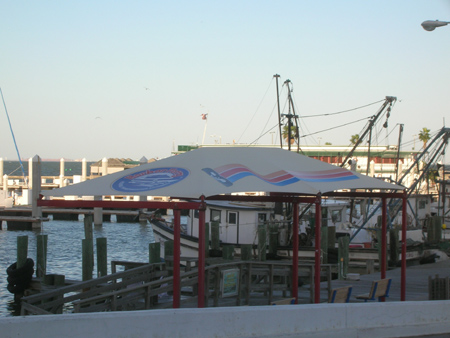 Dock shade structures