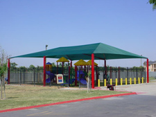 Playground shade structure