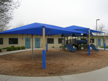 Playground shade structure