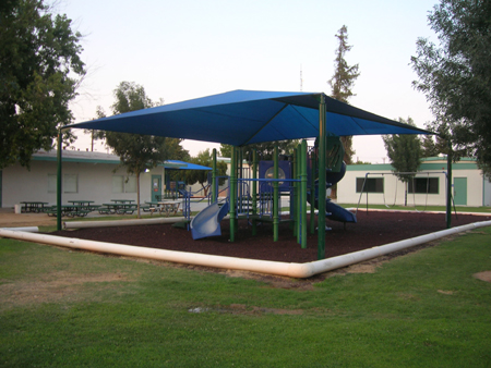 California Public School - Hip Shade Structure