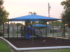 Shade Canopy Structure in Fresno California