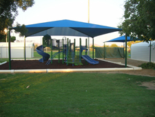 Shade Canopy Structure in Fresno California